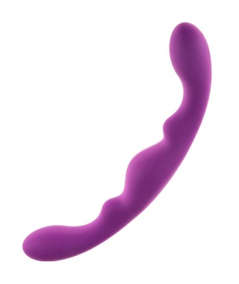 ALIVE - LUNA DILDO DOBLE PENETRACIÓN SILICONA VIOLETA 25 CM