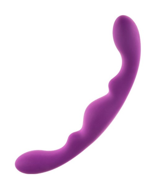 ALIVE - LUNA DILDO DOBLE PENETRACIÓN SILICONA VIOLETA 25 CM