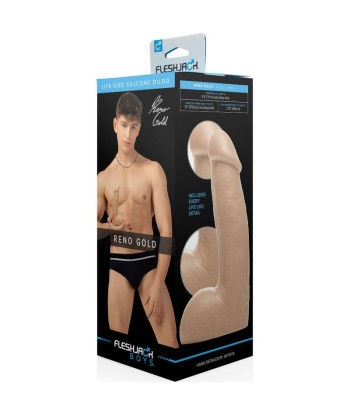 FLESHJACK - RENO GOLD DILDO 19 CM