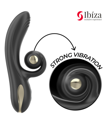 IBIZA - VIBRADOR TWISTER CON ESTIMULADOR CURVE Y VIBRO-ROTACIÓN