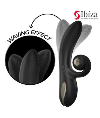 IBIZA - VIBRADOR TWISTER CON ESTIMULADOR CURVE Y VIBRO-ROTACIÓN