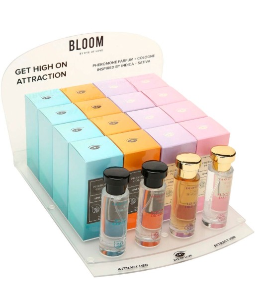 EYE OF LOVE - BLOOM EXPOSITOR 4X6 PERFUMES 10 ML