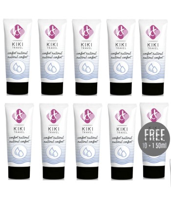 KIKÍ TRAVEL - GEL DESLIZANTE NATURAL CONFORT 50ML 10 1 GRATIS