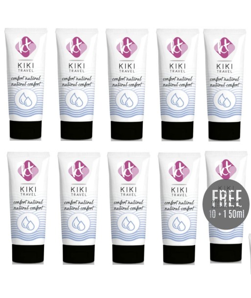 KIKÍ TRAVEL - GEL DESLIZANTE NATURAL CONFORT 50ML 10 1 GRATIS KIKÍ TRAVEL - GEL DESLIZANTE NATURAL CONFORT 50ML 10 1 GRATIS