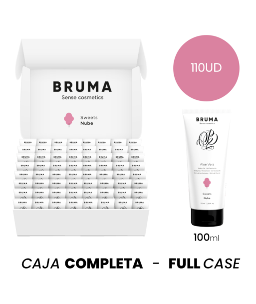 MOQ 110 - BRUMA GEL DESLIZANTE CON ALOE VERA SABOR A NUBE - 100 ML