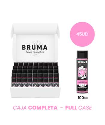 MOQ 45 - BRUMA ACEITE DE MASAJE PREMIUM EFECTO CALOR SABOR CHICLE 3 EN 1 - 100 ML