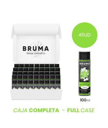 MOQ 45 - BRUMA ACEITE DE MASAJE PREMIUM EFECTO CALOR SABOR SANDÍA 3 EN 1 - 100 ML