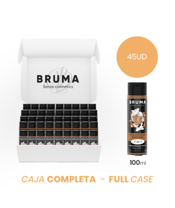 MOQ 45 - BRUMA ACEITE DE MASAJE PREMIUM EFECTO CALOR SABOR TARTA AMERICANA 3 EN 1 - 100 ML