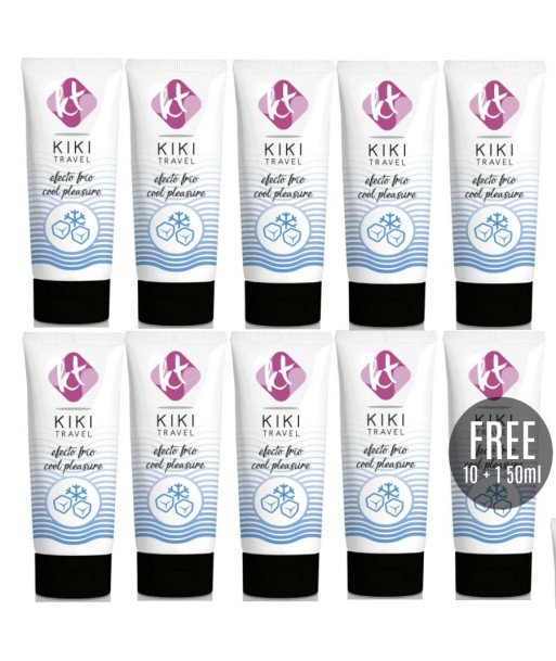 KIKÍ TRAVEL - GEL DESLIZANTE EFECTO FRÍO INTENSIFICADOR 50 ML 10 1 GRATIS