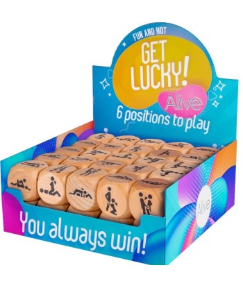ALIVE - GET LUCKY DADO 6 POSICIONES (PACK 50 UNIDADES)