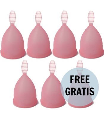 NINA KIKÍ - COPA MENSTRUAL TALLA L ROSA 6 1 GRATIS