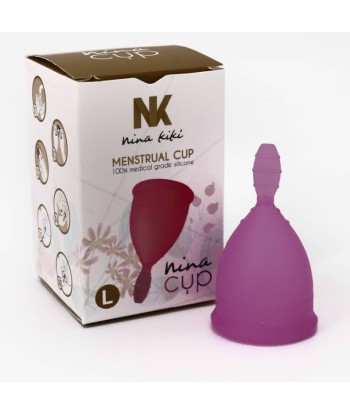 NINA KIKÍ - COPA MENSTRUAL TALLA L LILA 6 1 GRATIS