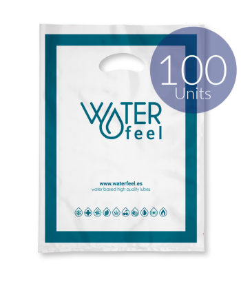 WATERFEEL - 100 BOLSAS PLASTICO GRANDES 40 X 50 CM