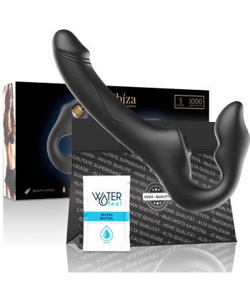 IBIZA - VIBRADOR STRAPLESS CONTROL REMOTO 3 MOTORES 1000 COMBINACIONES.
