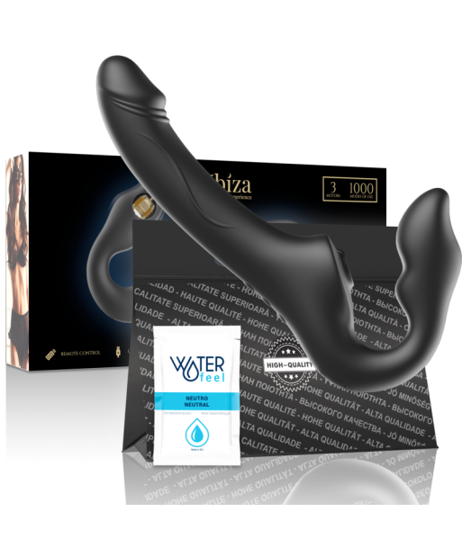 IBIZA - VIBRADOR STRAPLESS CONTROL REMOTO 3 MOTORES 1000 COMBINACIONES.