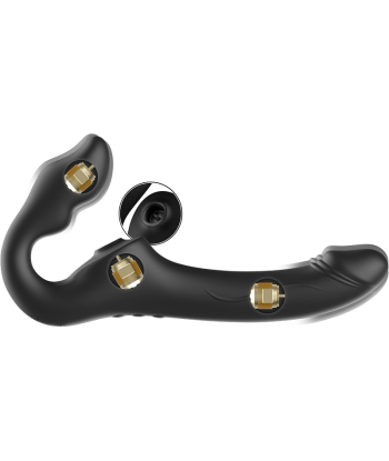 IBIZA - VIBRADOR STRAPLESS CONTROL REMOTO 3 MOTORES 1000 COMBINACIONES.