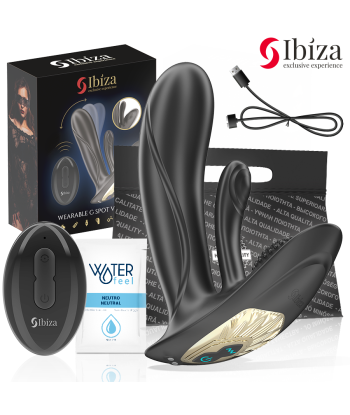 IBIZA - VIBRADOR WEARABLE CON ESTIMULACIÓN PUNTO-G Y CLÍTORIS CON CONTROL REMOTO