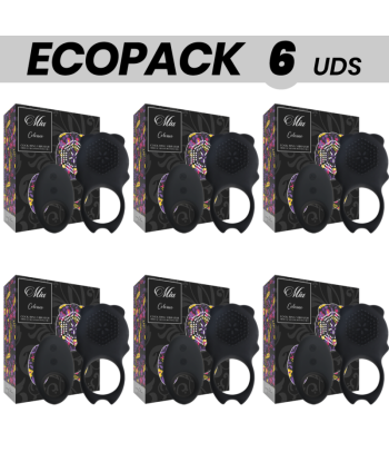 ECOPACK 6 UDS - MIA COLOSSEO ANILLO CONTROL REMOTO NEGRO