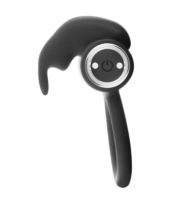 BLACKandSILVER - BURTON ANILLO RECARGABLE 10 MODOS VIBRACIÓN