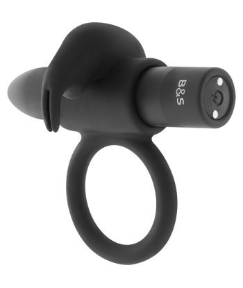 BLACKandSILVER - BURTON ANILLO 10 MODOS VIBRACIÓN NEGRO