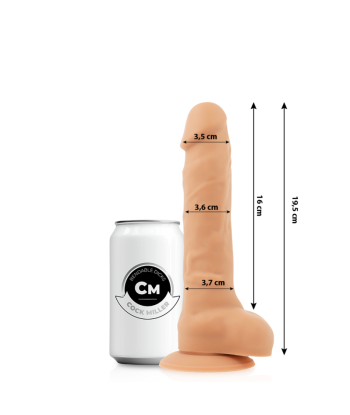 COCK MILLER - DILDO REALÍSTICO SILICONA DENSITY ARTICULABLE NATURAL 19.5 CM