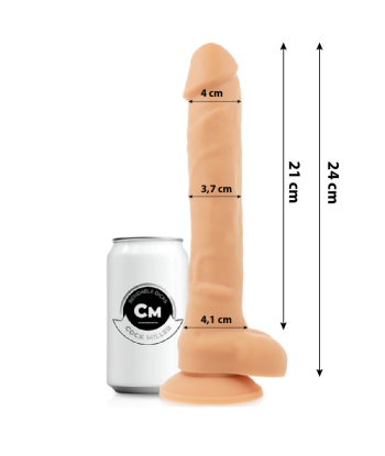 COCK MILLER - DILDO REALÍSTICO SILICONA DENSITY ARTICULABLE 24 CM