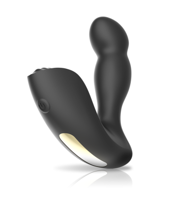 IBIZA - MASAJEADOR ANAL WAVE Y VIBRACIÓN CONTROL REMOTO 11 x 4 CM