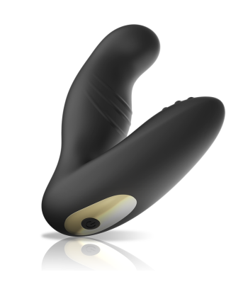 IBIZA - MASAJEADOR ANAL ROTACIÓN Y VIBRACIÓN CONTROL REMOTO 10 x 3.5 CM