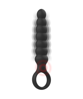 BLACKandSILVER - BOB POTENTE VIBRADOR DILATADOR ANAL SILICONA