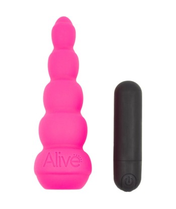 ALIVE - LANCE PRO ESTIMULADOR and VIBRADOR ANAL ROSA