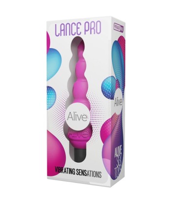 ALIVE - LANCE PRO ESTIMULADOR and VIBRADOR ANAL ROSA