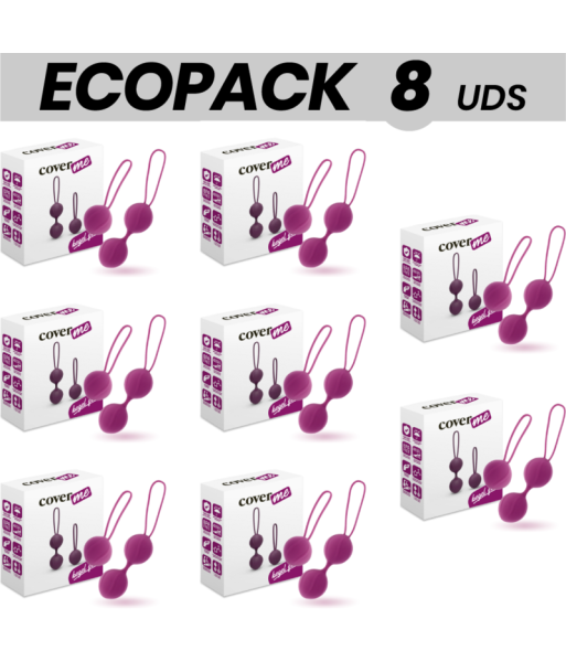 ECOPACK 8 UDS - COVERME KEGEL ENTRENADOR PELVICO LILA