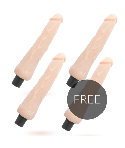 LOVECLONE - RAGNAR SELF LUBRICATION VIBRADOR 24.5 CM -O- 3.5 CM 3 1 GRATIS