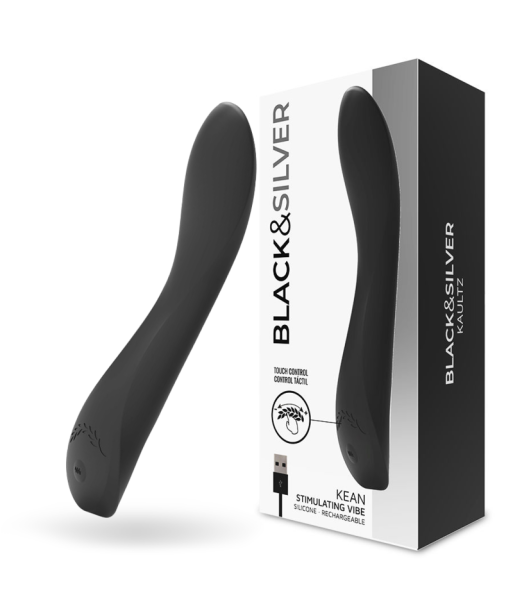 BLACKandSILVER - KEAN VIBRADOR TOUCH CONTROL