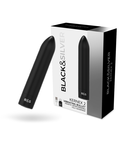 BLACKandSILVER - BALA MAGNETICA VIBRADORA KERNEX 2 NEGRO BLACKandSILVER - BALA MAGNETICA VIBRADORA KERNEX 2 NEGRO