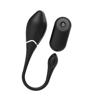 BLACKandSILVER - JENELL HUEVO VIBRADOR RECARGABLE