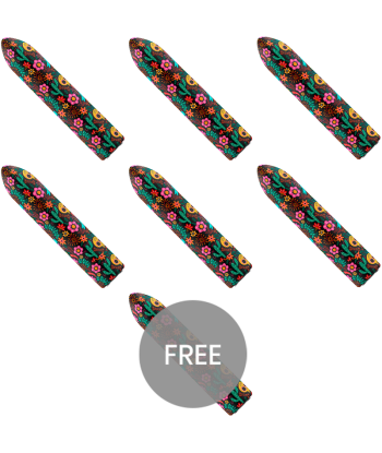 CUSTOM BULLETS - BALA RECARGABLE SKULL 10 INTENSIDADES 6 1 GRATIS
