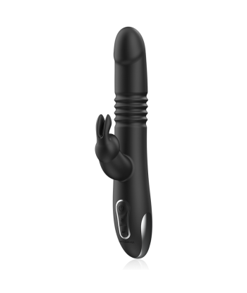 BLACKandSILVER - KENJI VIBRADOR RABBIT UP and DOWN COMPATIBLE CON WATCHME