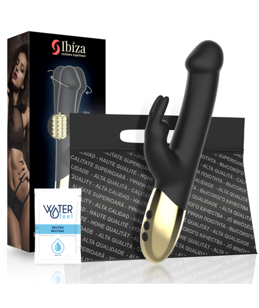 IBIZA - VIBRADOR ROTADOR PERLADO RABBIT