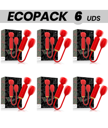 ECOPACK 6 UDS - MIA TOSCANA DOUBLE PLEASURE WAND HUEVO VIBRADOR