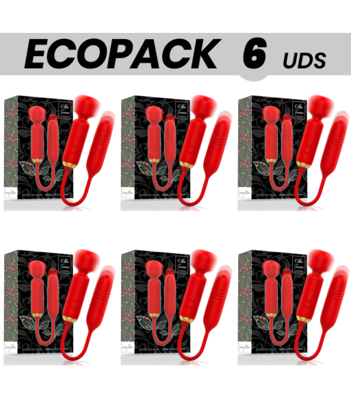 ECOPACK 6 UDS - MIA TOSCANA DOUBLE PLEASURE WAND UP AND DOWN ECOPACK 6 UDS - MIA TOSCANA DOUBLE PLEASURE WAND UP AND DOWN