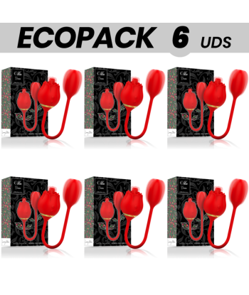 ECOPACK 6 UDS - MIA VIENA DOUBLE PLEASURE LICKING HUEVO VIBRADOR