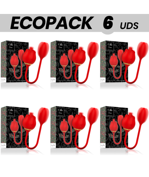 ECOPACK 6 UDS - MIA VIENA DOUBLE PLEASURE LICKING HUEVO VIBRADOR