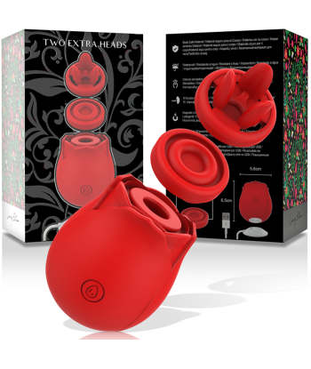 MIA - ESTIMULADOR CLITORIS DOS CABEZALES 3 EN 1 EDICIÓN DE LUJO