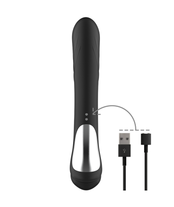 BLACKandSILVER - JAMIE VIBRADOR RABBIT EFECTO WAVE