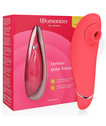 WOMANIZER - PREMIUM 2 ESTIMULADOR DE CLÍTORIS FRAMBUESA