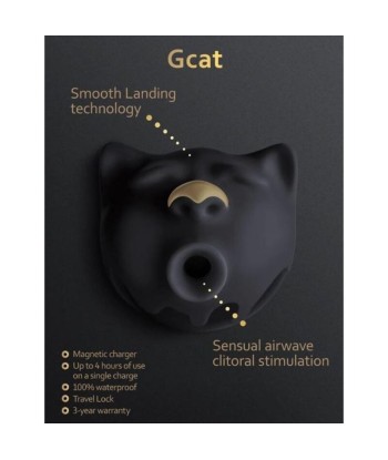G-VIBE - GCAT MYSTIC ONDAS ESTIMULADORAS DE CLÍTORIS NEGRO