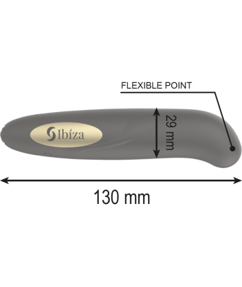 IBIZA - ESTIMULADOR TRAVEL RECARGABLE 10 MODOS DE VIBRACIÓN 13 X 2,9
