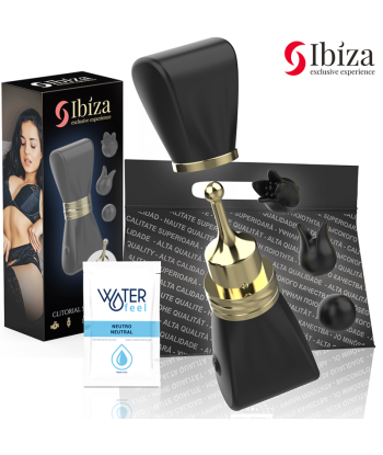 IBIZA - SET ESTIMULADOR CLITORIS LAZO CON 3 CABEZALES