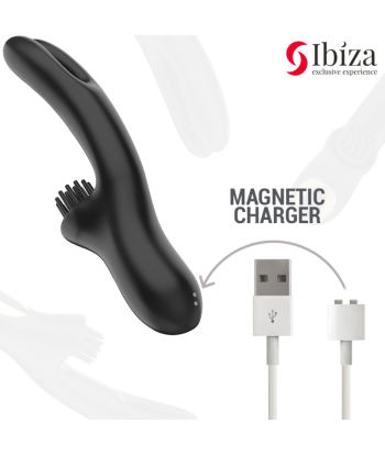 IBIZA - VIBRADOR HI-TECH RABITT BRUSHING MULTI CELDAS CLITORIALES Y DOBLE WAVE